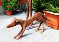Mann mit Hund